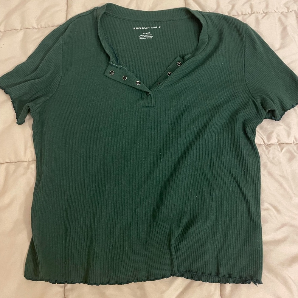 Lettuce edge button shirt